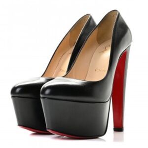 Christian Louboutin Leather Platform Heels